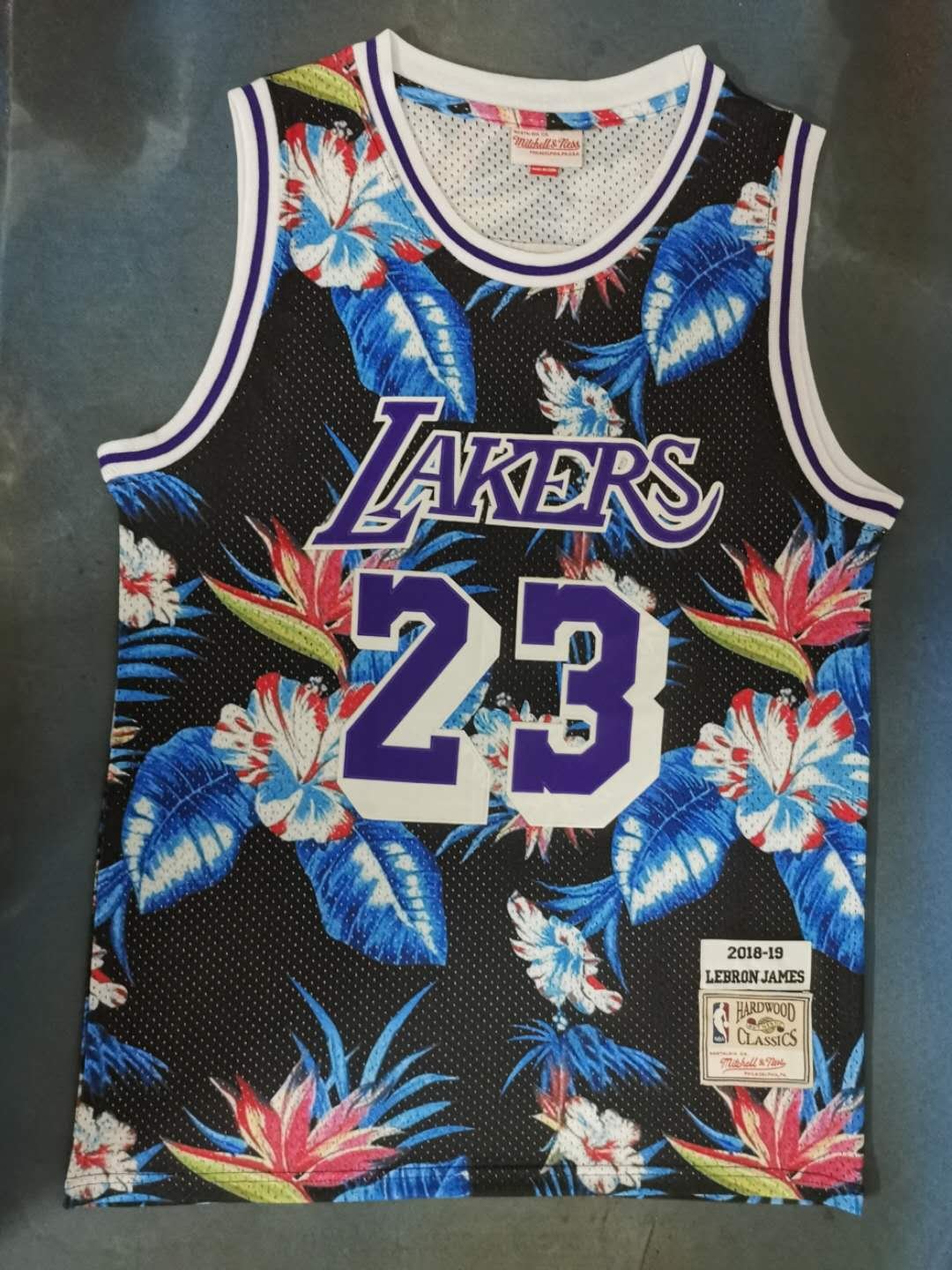 Lakers Mitchell \u0026 Ness Floral Fashion 