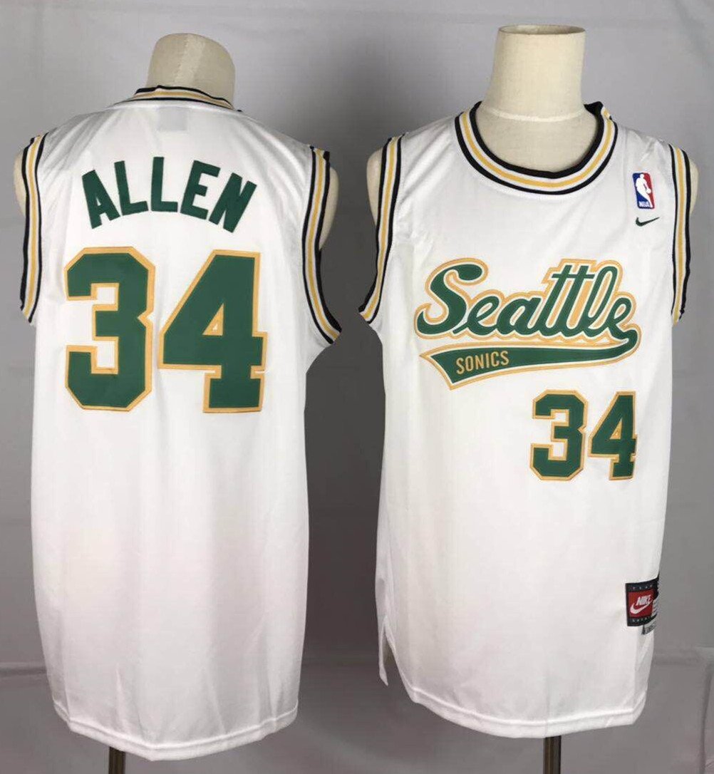 ray allen supersonics shirt