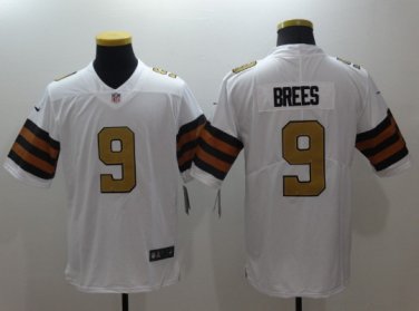 white and gold saints jersey