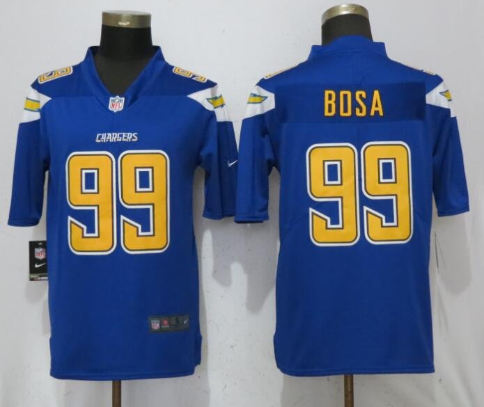 Any Size Chargers #99 Joey Bosa Player Color Rush Jersey Powder Blue