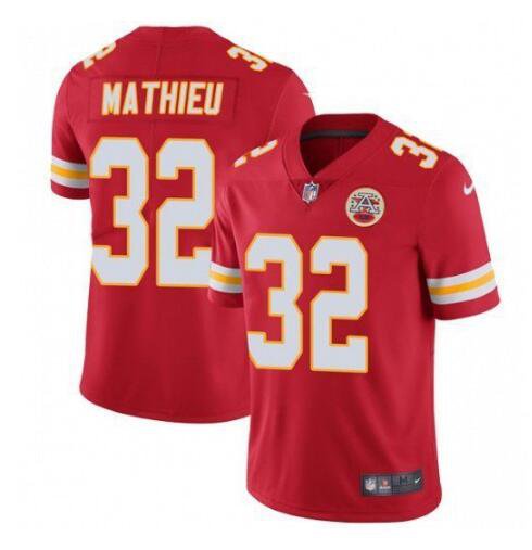 Mens Kansas City Chiefs #32 Tyrann Mathieu Limited Football Jersey Red
