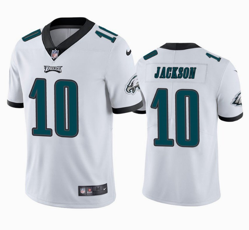 Mens Philadelphia Eagles #10 DeSean Jackson Limited Football Jersey White