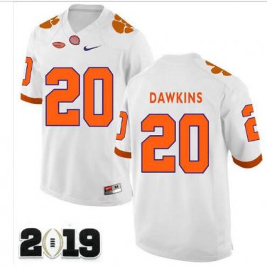 Any Size Clemson Tigers #20 Brian Dawkins 2019 New Football Jersey ...