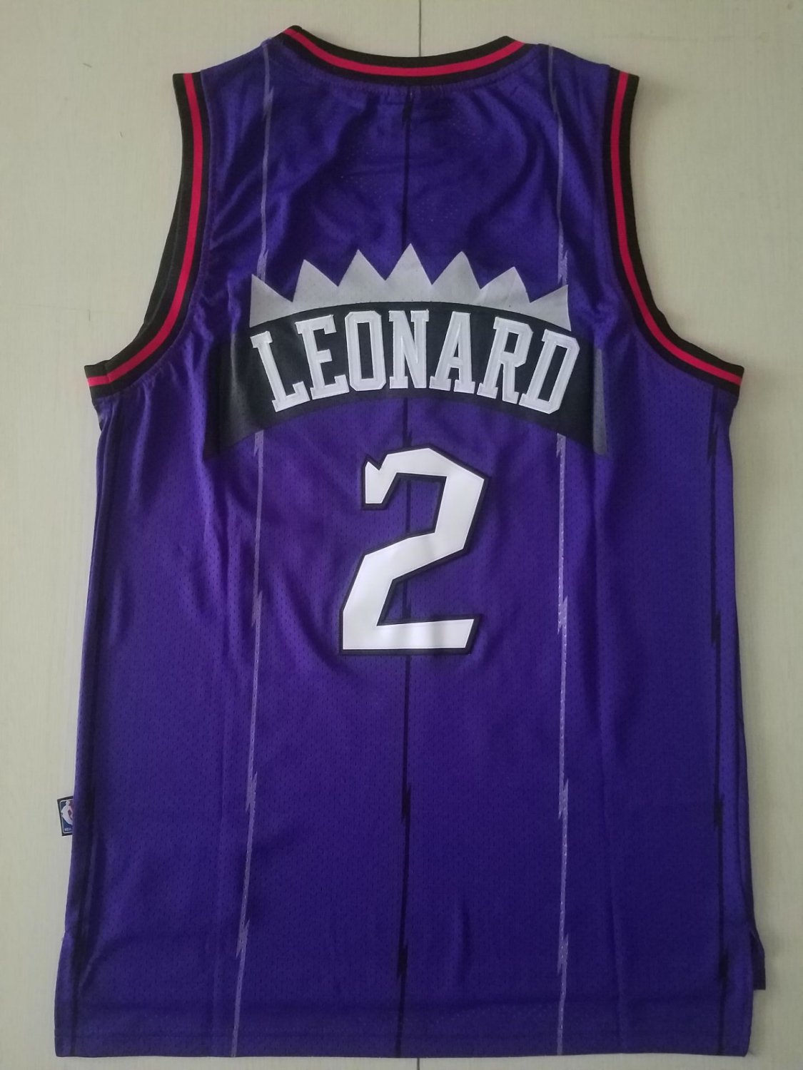 Mens Toronto Raptors 2 Kawhi Leonard Basketball Throwback Jersey Purple