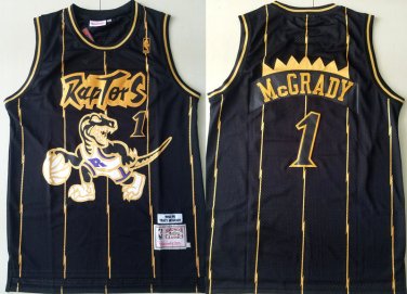 black and gold raptors jersey