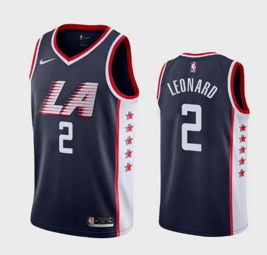kawhi in clippers jersey