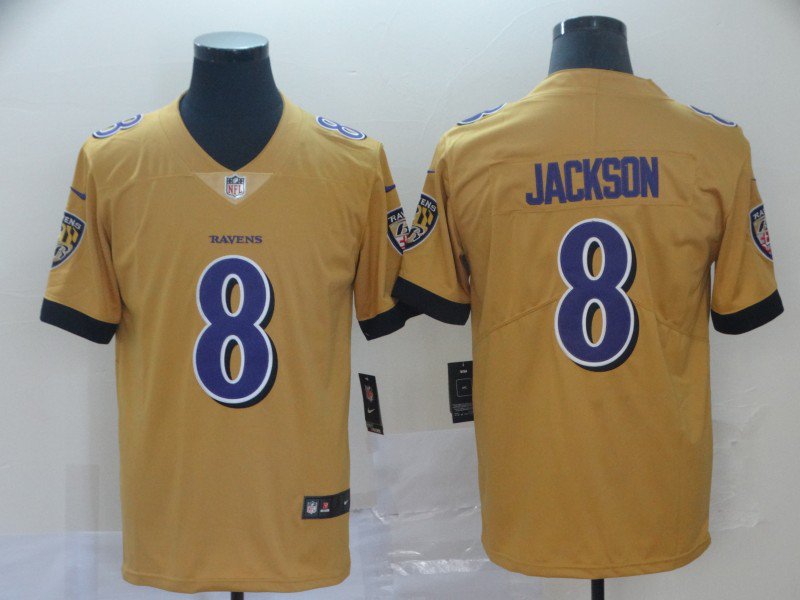 lamar jackson golden edition jersey