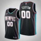 Any Size Memphis Grizzlies Nike Custom Throwback Jersey Black