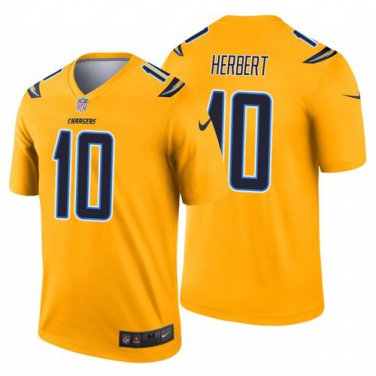 Nike Youth Los Angeles Chargers Justin Herbert #10 Royal Color Rush Game  Jersey