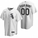 Any Size Chicago White Sox Custom Baseball Jersey White