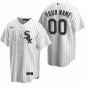 Any Size Chicago White Sox Custom Baseball Jersey White