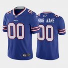 Mens womens youth Billts #00 Custom Color rush Jersey royal