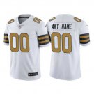 Mens womens youth Saints #00 Custom Color rush Jersey white gold