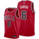 Men's Chicago Bulls #6 Alex Caruso Basketball Jersey Red