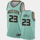 Men's Youth Charlotte Hornets #23 Kai Jones city Jersey green