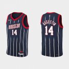 Men's And Youth Rockets #14 D.J. Augustin city Jersey Purple 75th Anniversary