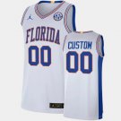 Mens youth Florida Gators Custom #00 College NBA Jersey white