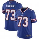 Men's Buffalo Bills #73 Dion Dawkins Blue 2025 F.U.S.E. With Farewell Patch Vapor Jersey