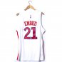 Men's Youth 76ers #21 Joel Embiid City Player Jersey White 2023-24