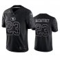 Men's 49ers #23 Christian McCaffrey Black Reflective Limited Football Jersey