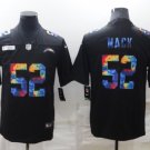 Men's Chargers #52 Khalil Mack Black Crucial Catch Limited Jersey
