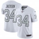 Men's & Youth Raiders #34 Bo Jackson Color Rush Limited Jersey White