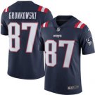 Men's & Womens Youth Patriots #87 Rob Gronkowski Color Rush Football Jersey Navy