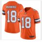Men's Broncos #18 Peyton Manning Color Rush Limited Jersey Orange