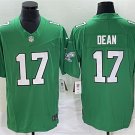 Men's Eagles #17 Nakobe Dean Green 2023 F.U.S.E. Football Jersey