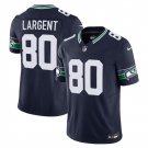 Men's Seahawks #80 Steve Largent 2023 F.U.S.E. Navy Football Jersey