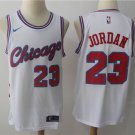 Men's Chicago Bulls 23 Michael Jordan Hardwood Classics Jersey White