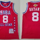 Men's 2003 All Star Game #8 Kobe Bryant Red Jersey Lakers