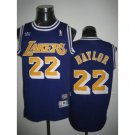 Men's & Youth Lakers #22 Elgin Baylor Basketball Jersey purple