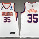 Men's Phoenix Suns #35 Kevin Durant Stitched Jersey White 2023