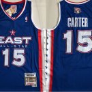 Men's East All Star Game #15 Vince Carter Jersey Blue 2005 Hardwood Classics