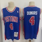Men's Detroit Pistons #4 Joe Dumars NBA Jersey Blue Throwback