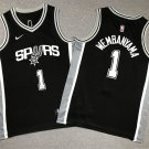 Kids Youth San Antonio Spurs #1 Victor Wembanyama Black Stitched Jersey
