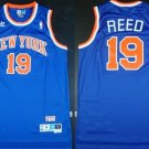 Men's New York Knicks #19 Willis Reed Jersey Blue