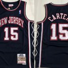 Men's Vince Carter Nets #15 Throwback Basketball AU Jersey Black