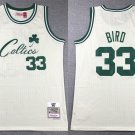 Men's Mitchell & Ness Celtics #33 Larry Bird Basketball Jersey Cream White