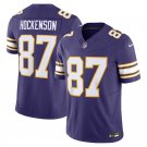 Men's Vikings #87 T.J. Hockenson F.U.S.E. Retro CLassic Limited Jersey Purple