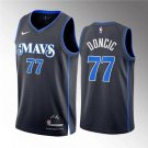 Men's & Youth Mavericks #77 Luka Doncic City Basketbsall Jersey Black 2024