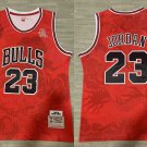Men's Bulls #23 Michael Jordan Mitchell&Ness Jersey Red Year of the Dragon