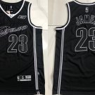 Men's Cavaliers LeBron James Retro Basketball Stitched Jersey Black AU