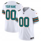 Mens womens youth Dolphins #00 Custom 2023 F.U.S.E. Vapor Untouchable Jersey White