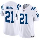 Men's Indianapolis Colts #21 Zack Moss White 2023 F.U.S.E. Vapor Untouchable Jersey