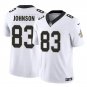 Men's New Orleans Saints #83 Juwan Johnson White 2023 F.U.S.E. Vapor Untouchable Limited Jersey