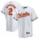 Any Size Baltimore Orioles #2 Gunnar Henderson White Cool Base Stitched Jersey