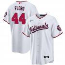 Men's Washington Nationals #44 Dylan Floro White Cool Base Stitched Baseball Jersey