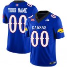 Men's Kansas Jayhawks ACTIVE PLAYER Custom Royal 2023 F.U.S.E. Vapor Limited Jersey